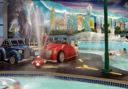 Metropolis Resort’s

Chaos indoor waterpark has a uniquely original theme that plays off

children’s wildest imaginations