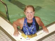 Record breaker: Dr. Jane Katz, a lifelong competitive swimmer, has participated in the Maccabiah Games in Israel since 1957. She won 13 medals last year alone.