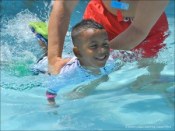 EVERYONE IN THE POOL: Aquatica, SeaWorld’s waterpark, again was a participant in the WLSL.