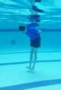 A grown man, learning to swim for the first time, discovers that his body will float when he lifts his toes off of the floor. Miracle Swimming For Adults, based in Sarasota, Fla., aims to instill confidence in students before teaching them how to swim.