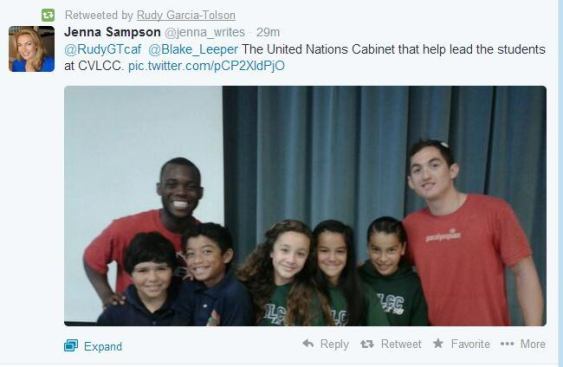 @jennawrites  shared this picture of two-time Paralympic gold medalist Rudy Garcia-Tolson (
@RudyGTcaf) after he visited the Chula Vista Learning Community Charter School to give an inspirational talk about pursuing one's dreams. No stranger to providing words of wisdom, Rudy provided the keynote address for the exclusive 
@aquaticsintl 2013 virtual conference. Read about the conference 
here. Then click 
here to register for the free event. #AISwimSocial