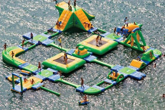 Recreonics now offers three new combination courses to the Wibit Inflatables aquatic sports line. Or create a competition course from more than 20 different interlocking, modular, inflatable units. Ideal for camps, lakes and beachfronts, all Wibit Inflatables are made from commercial grade, seam-welded 32-ounce PVC. Contact: 800.428.3254; recreonics.com