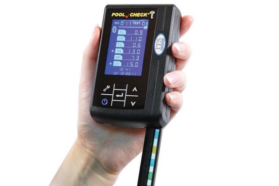 Industrial Test Systems: The award-winning Pool Check-i handheld digital analyzer from Industrial Test Systems has been upgraded to include Bluetooth. This capability instantly transmits test results for six vital pool and spa water parameters with time and date markers, from the analyzer to smartphone apps or computer software. It is compatible with pool maintenance software from App on the Run and RB Control Systems.